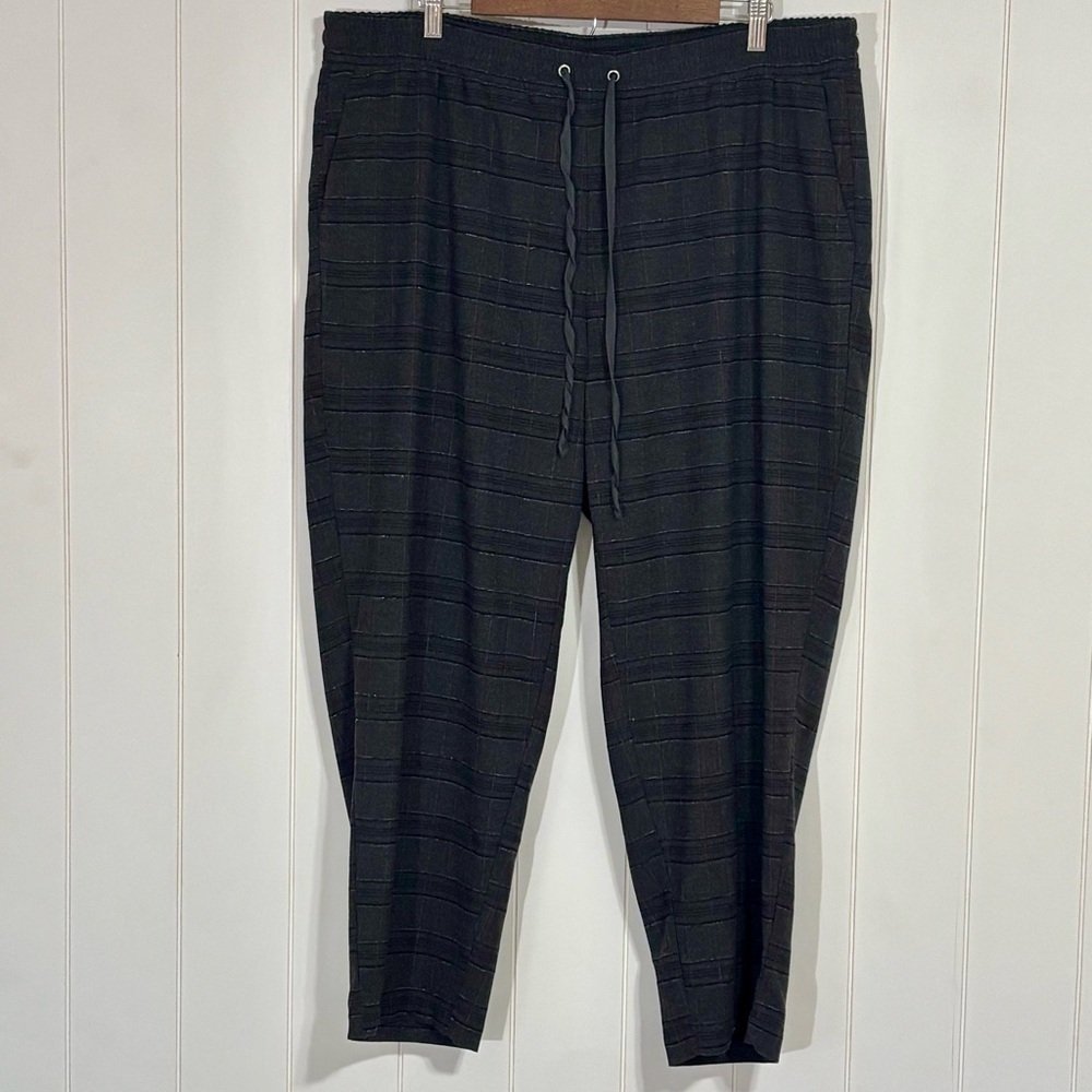 LOFT Plaid Pull on Pants size 18
